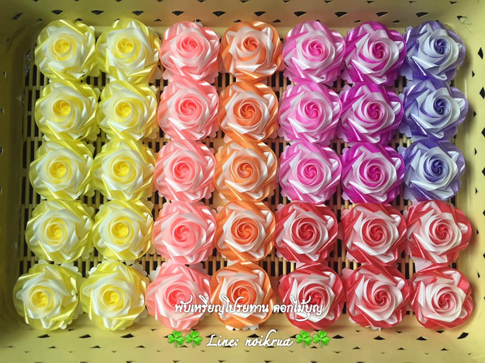 ดอกฟรีเซียสลับสี เหรียญโปรยทาน