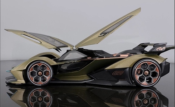 โมเดลรถเหล็ก โมเดลรถยนต์ lamborghini v12 vision touristmo 4