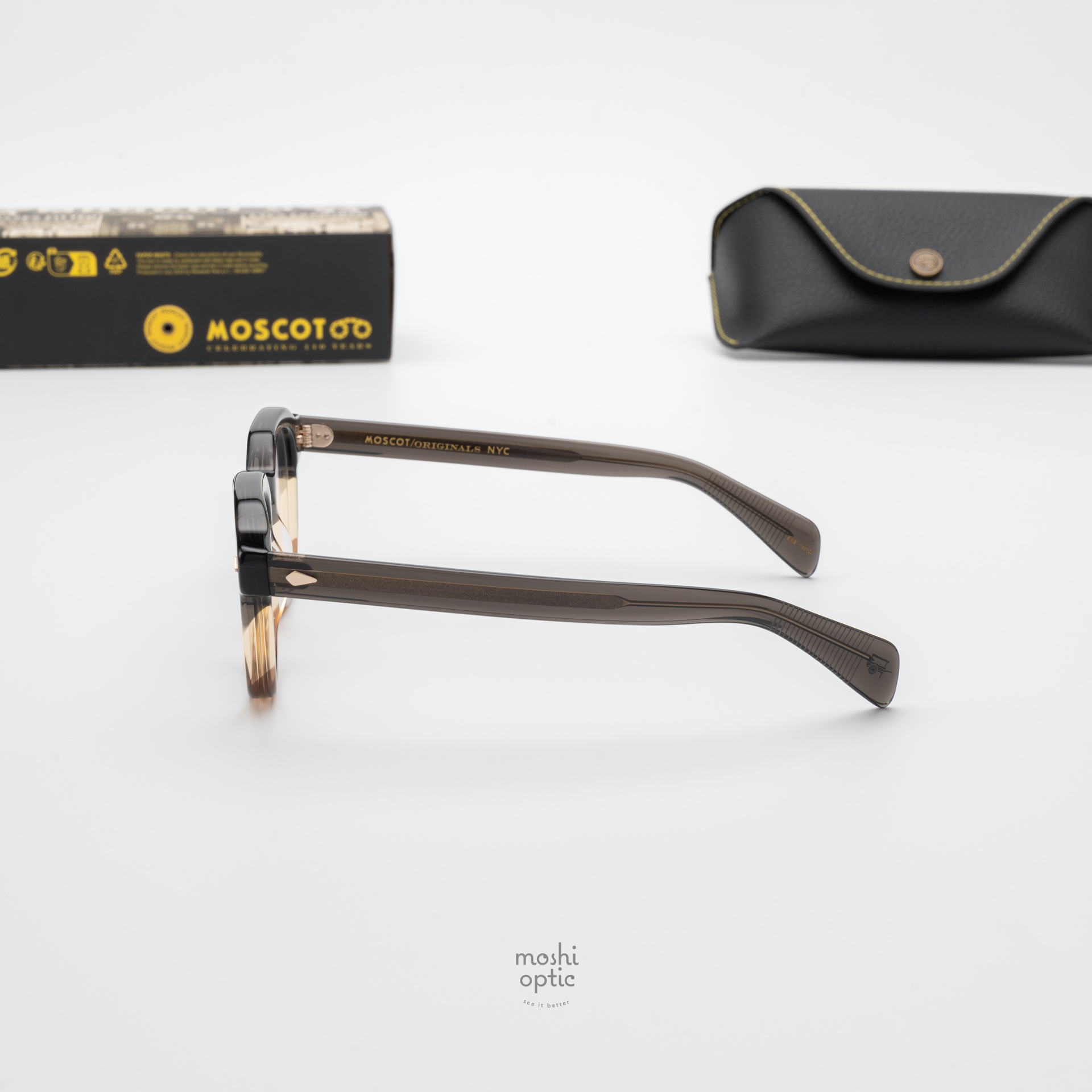 แว่นสายตา Moscot Dolt Grey Brown Fade