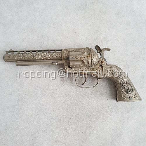 ปืนแก๊ปวินเทจเหล็กหล่อ ปี 50 Vintage Hubley "Deputy" Cap Gun 1950's (สภาพโชว์)