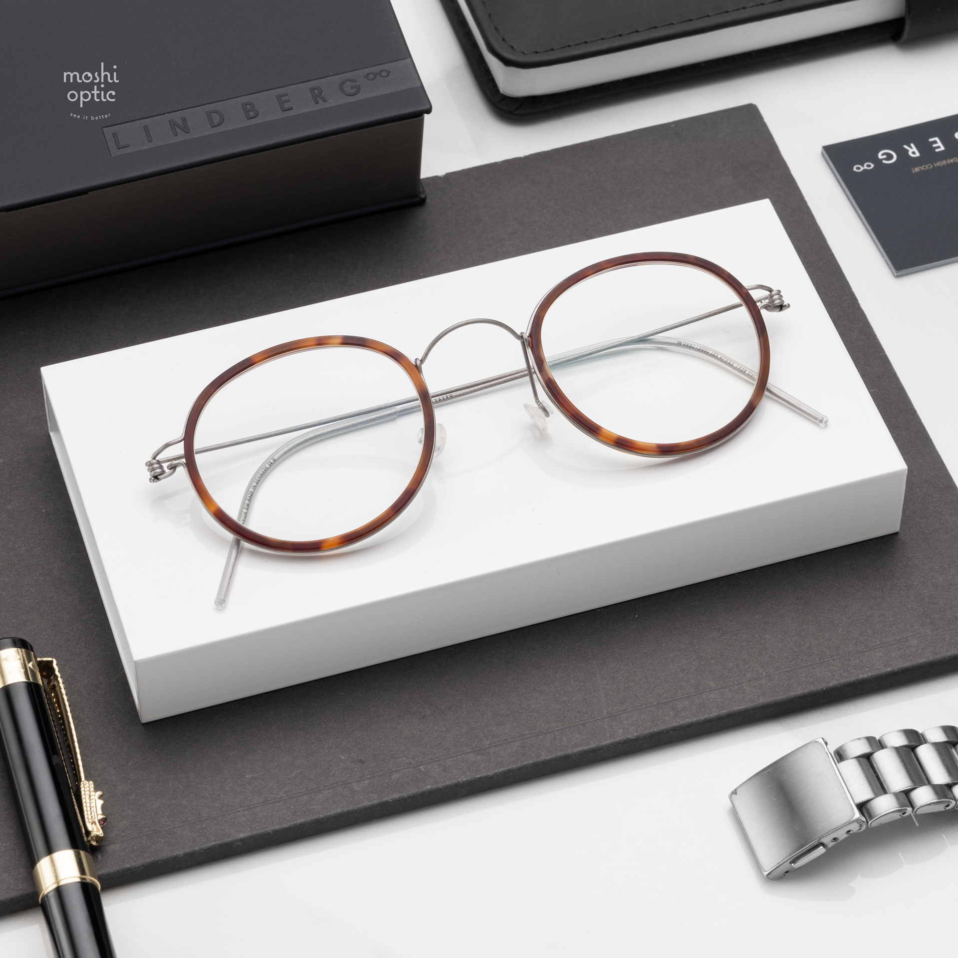 แว่นสายตา Lindberg Air Titanium Rim 086 1505L Lex 10