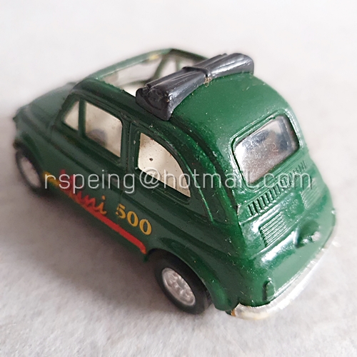 รถโมเดลโลหะ MINI 500 สีเขียว