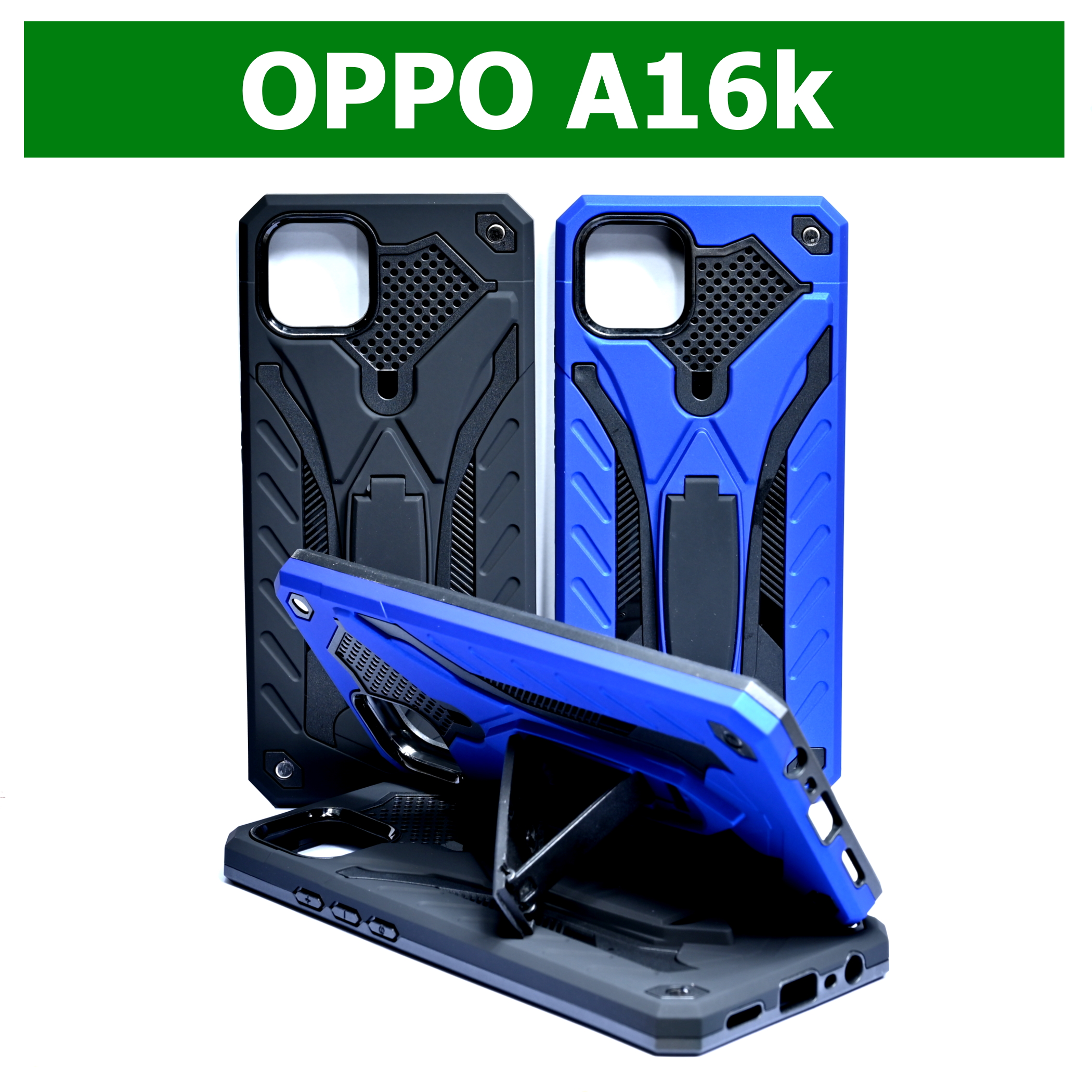 เคส OPPO A16k - เคสหุ่นยนต์ กันกระแทก วางตั้งได้