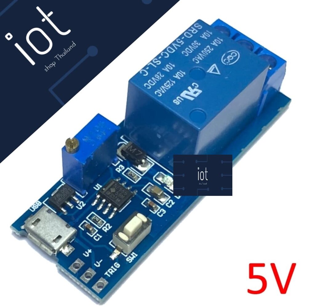 Trigger Delay Relay Module Switch Timer Module Board 5V-30V รีเลย์หน่วงเวลา