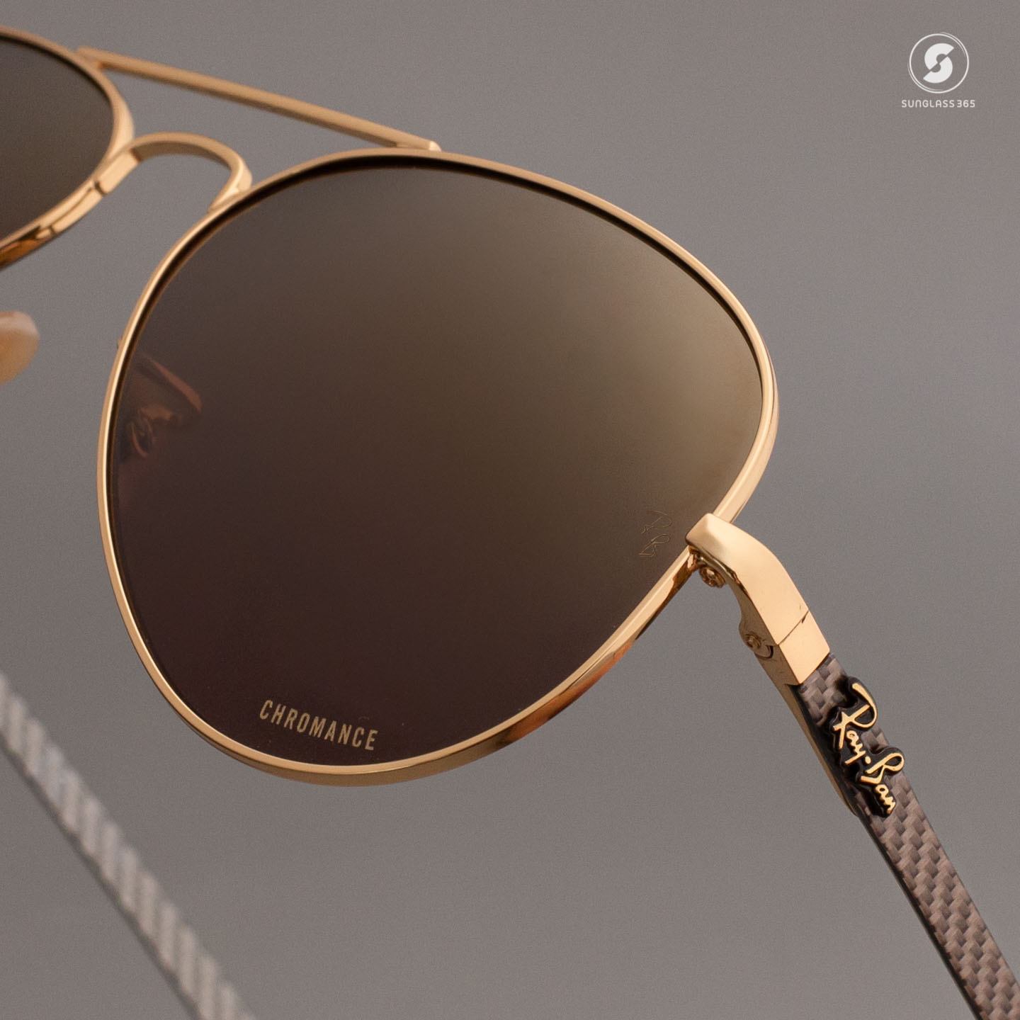 Ray-Ban RB8317CH 001/6B Carbon Fibre Mirror Chomance Polarized