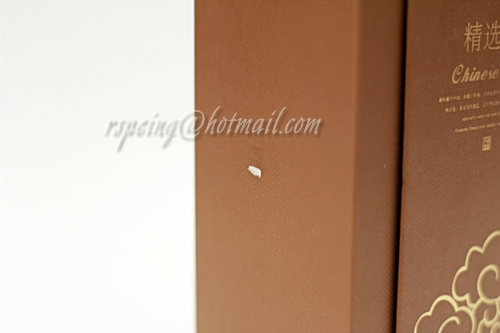 กล่องใส่ใบชาจีน พิมพ์ลายทอง