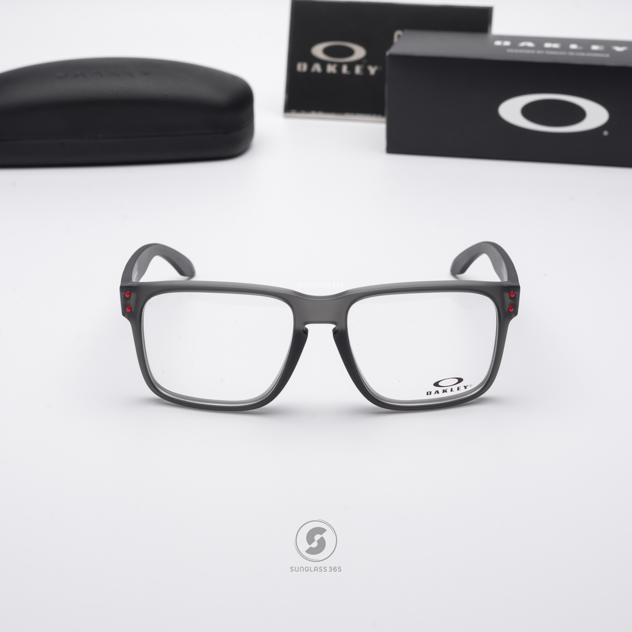 Oakley オークリーox8100-02ダークグレーサングラスHOLBROOK 