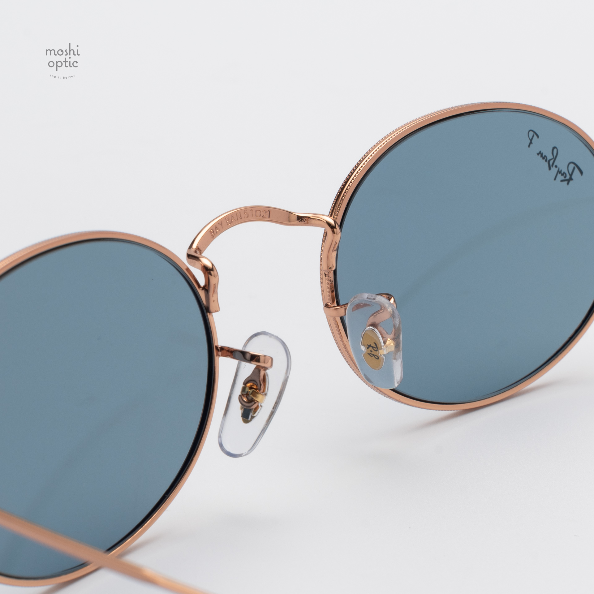 RayBan RB3547 Oval 9202S2 Gold