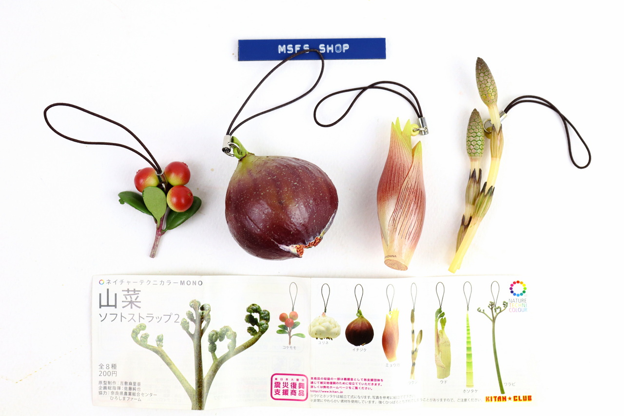 [มือสอง] ชุดกาชาปองผักตามฤดูกาล Kitan Club Nature Techni Colour