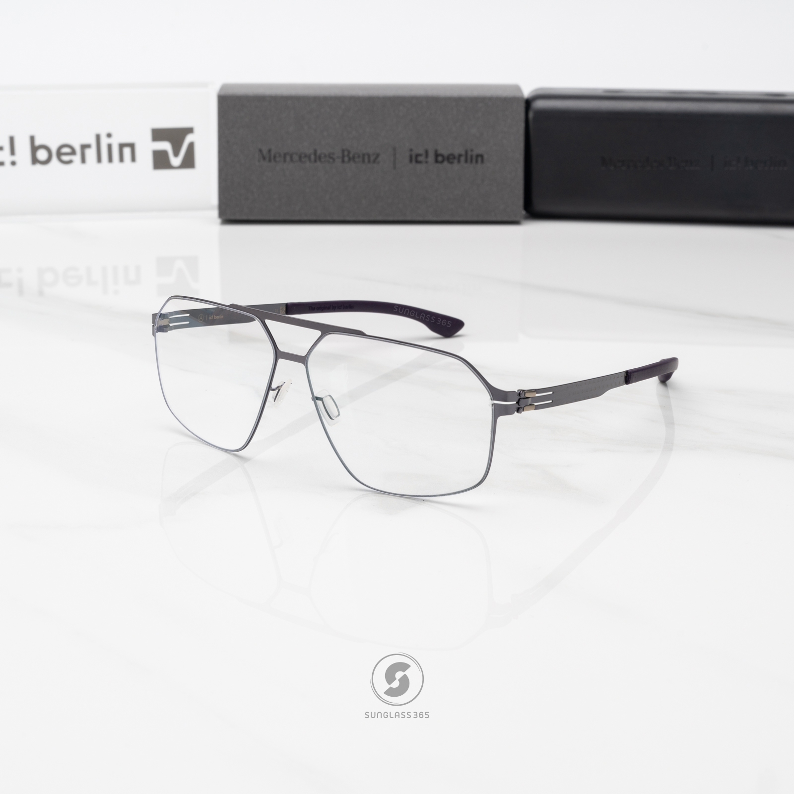 กรอบแว่น IC BERLIN MB18 Aubergine