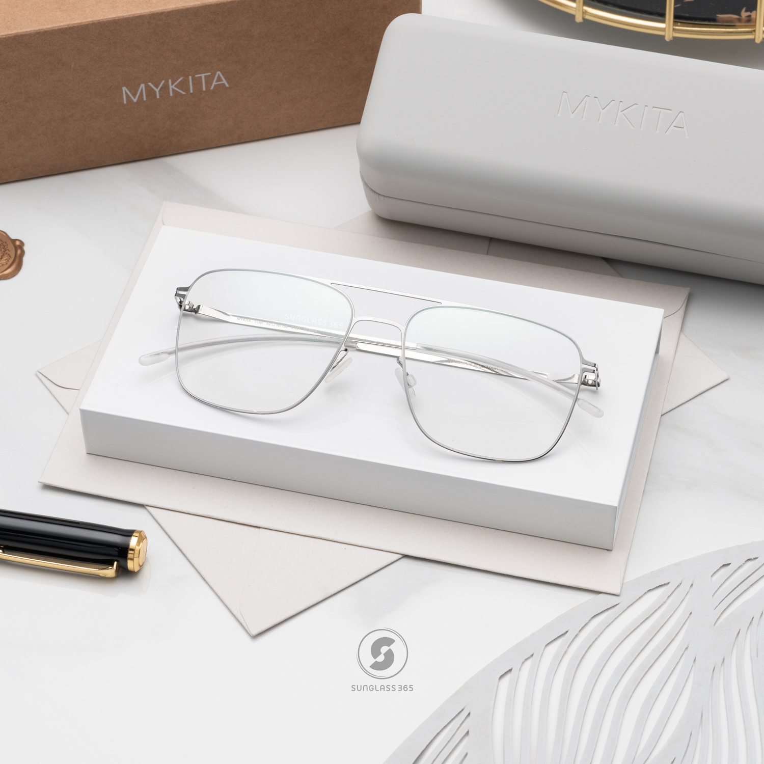 แว่นสายตา MYKITA TOBI 051 Shiny Silver