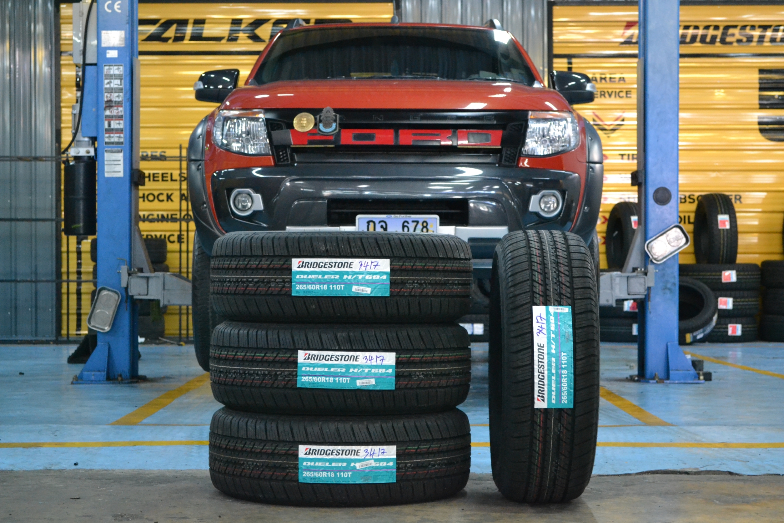 BRIDGESTONE DUELER H/T 684 II 265-60-18 เส้น 5500 ปกติ 8500