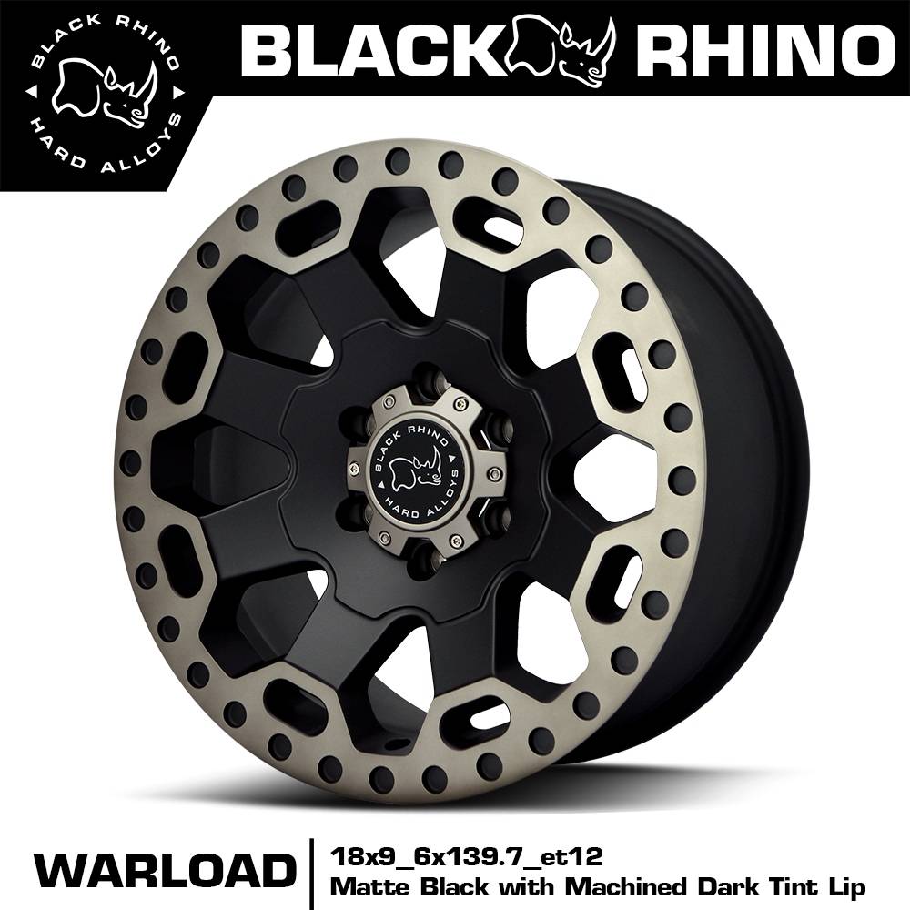 ล้อแท้ BLACK RHINO WARLOAD ขอบ18 ราคาพิเศษ