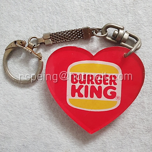 พวงกุญแจอะคริลิควินเทจ Burger King