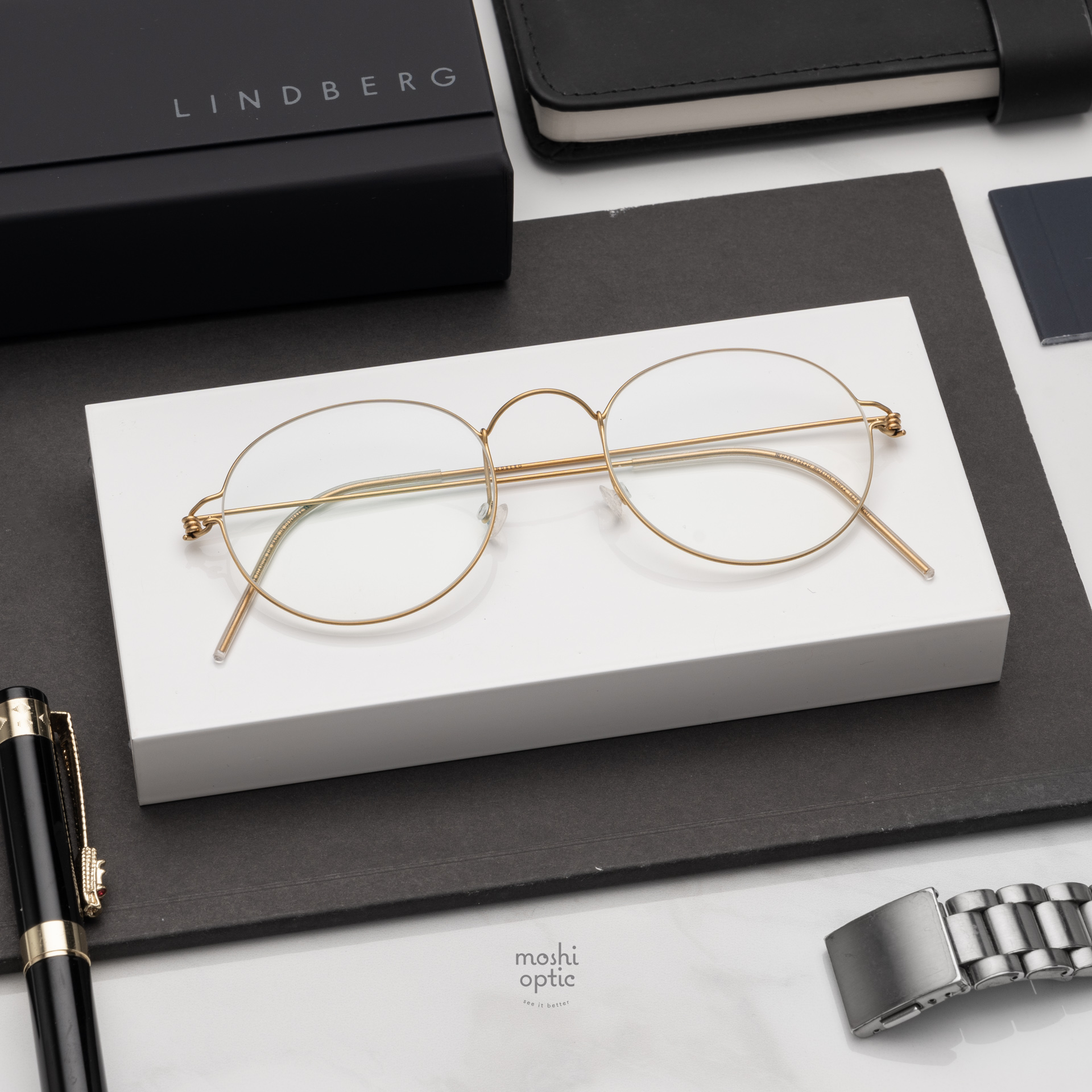 แว่นสายตา Lindberg Air Titanium Rim 028 15E2D Morten GT