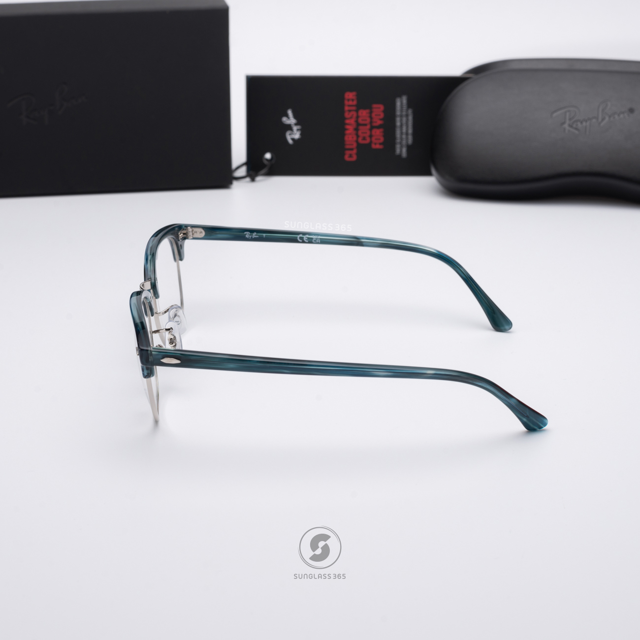 Ray Ban RX5154 8377 Striped Green