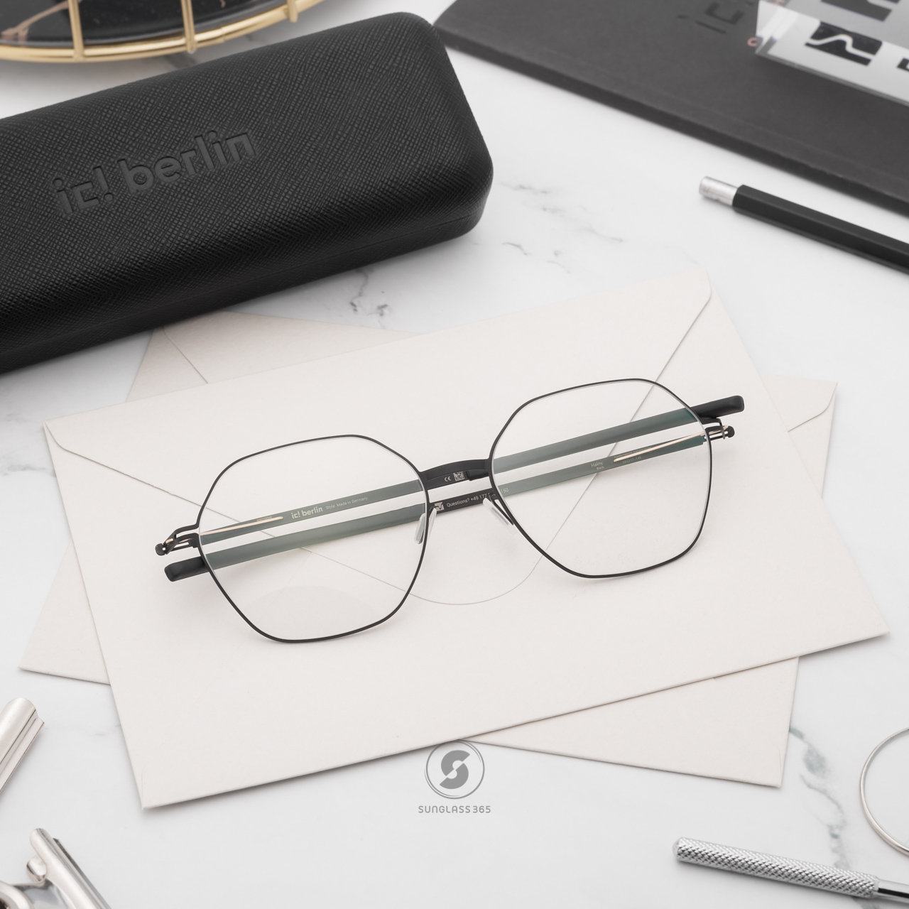 กรอบแว่น IC BERLIN Halny Black