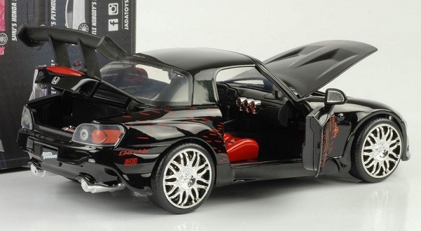 พรีออเดอร์ Jada โมเดลรถ โมเดลรถยนต์ ฟาส "Fast" Johnny`S Honda S2000 Black สเกล 1:24