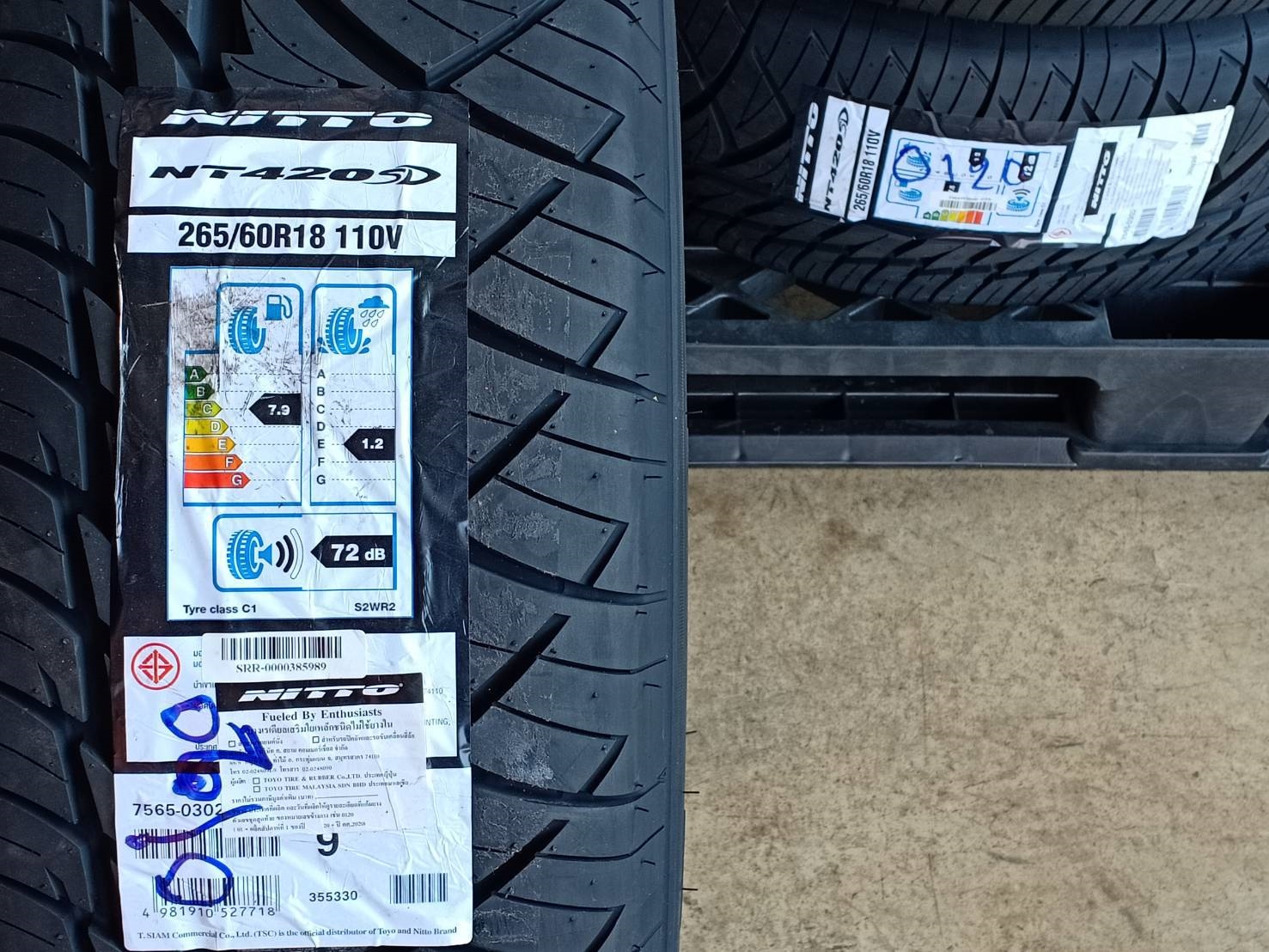 NITTO 265/60R18 NT420SD 110V MADE IN MALAYSIA