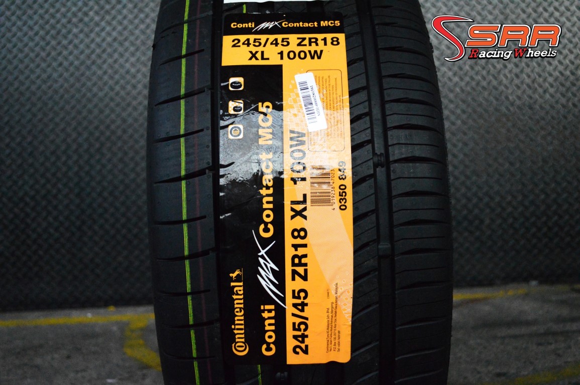 CONTINENTAL CONTACT MC5 245/45-18 ซื้อ2แถม2 ยางปี18