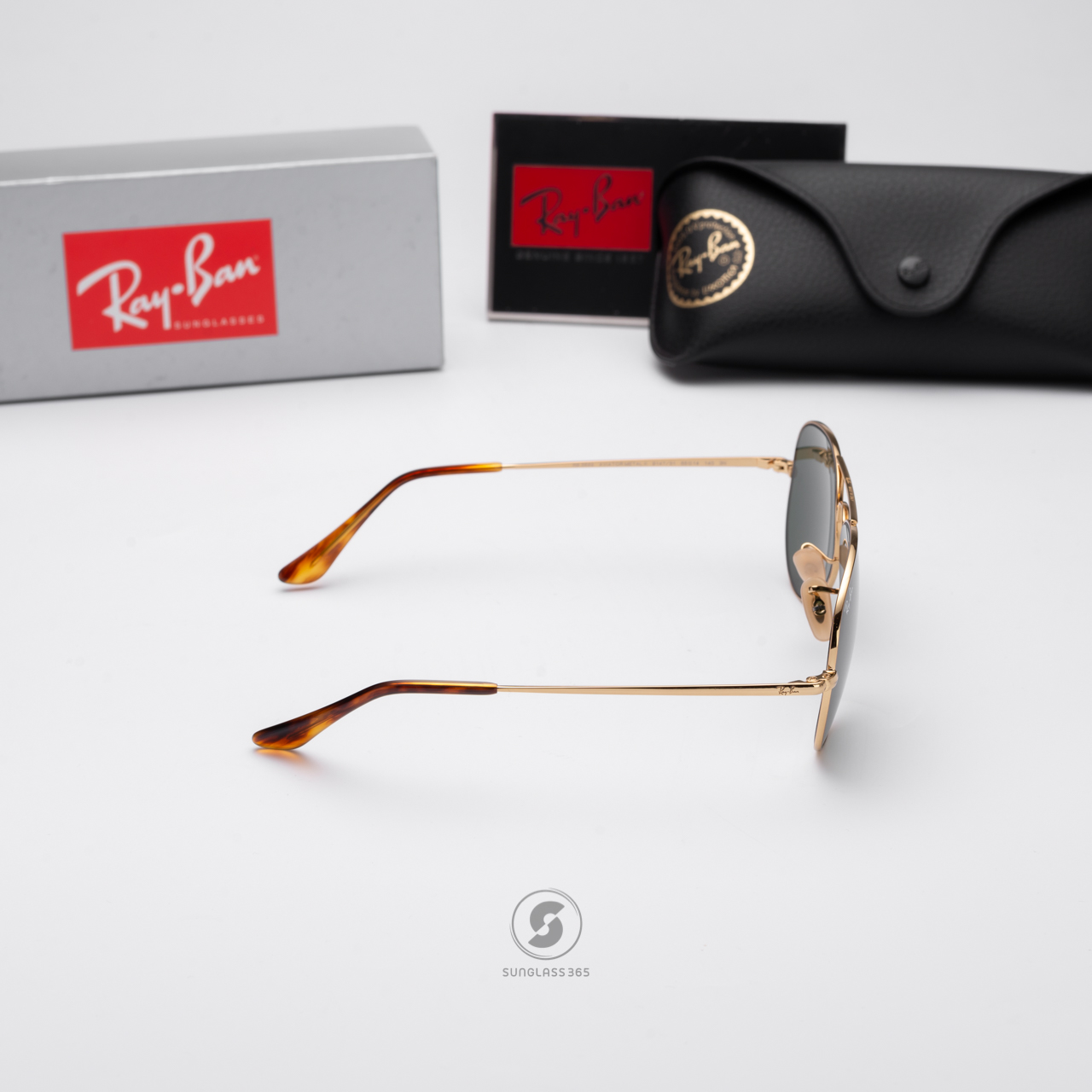 Ray Ban Aviator RB3689 914731 Crystal Green