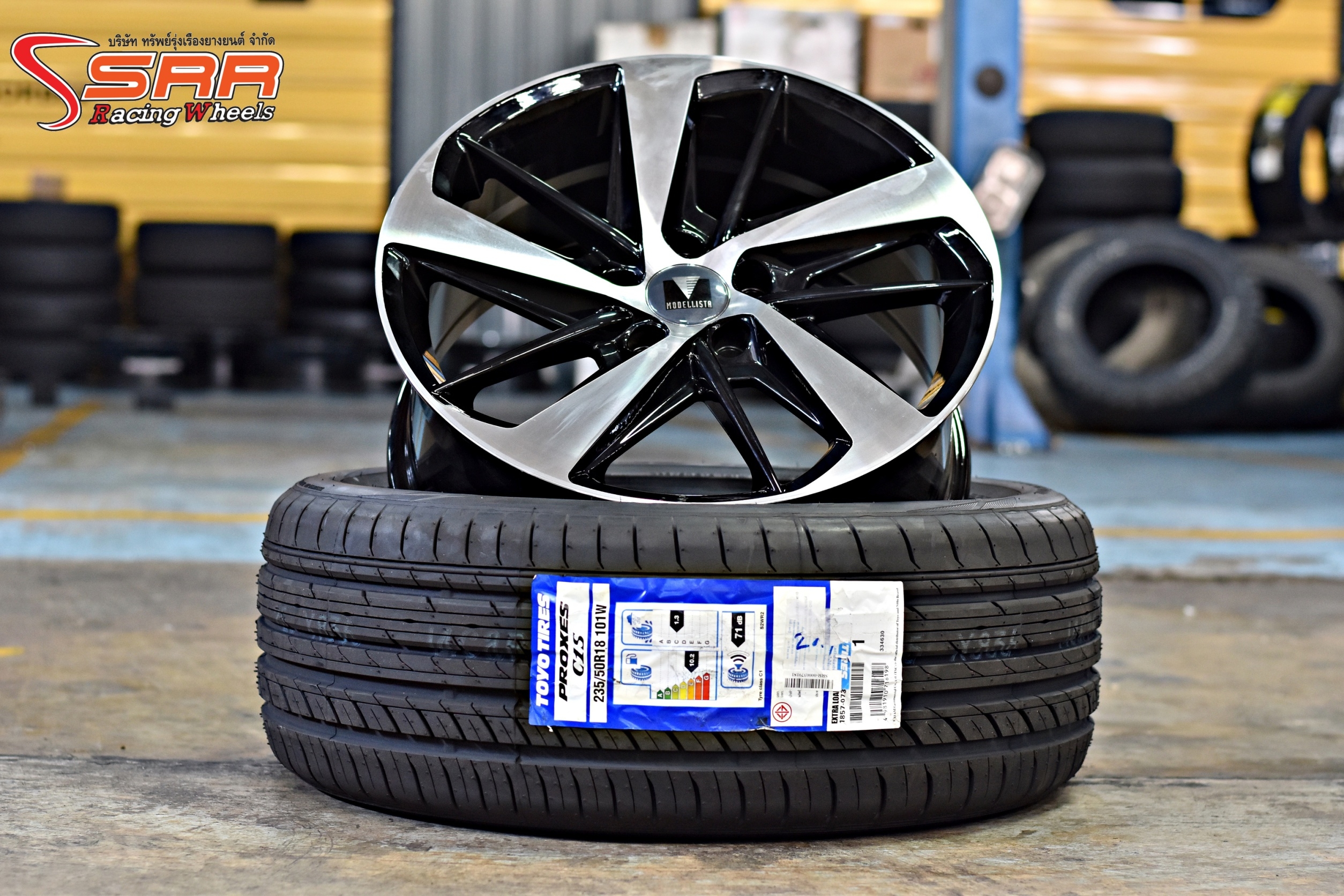 Promotion ล้อ(MODELISTA-II) ขอบ18 พร้อมยาง TOYO