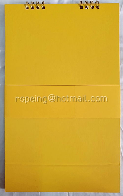ปฏิทินตั้งโต๊ะ ธนาคารกรุงศรีอยุธยา ปี 2561 (2018) ของใหม ไร้รอยขีดเขียน