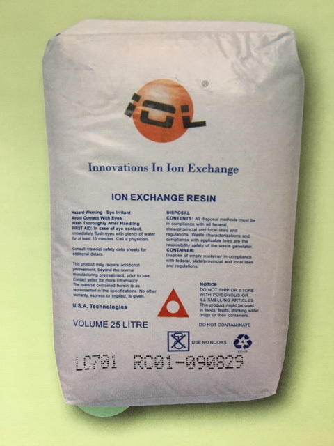 สารกรองเรซิ่นCation resin "IOL" LC701