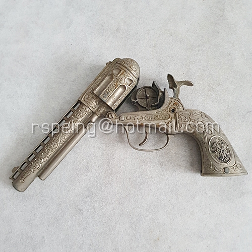 ปืนแก๊ปวินเทจเหล็กหล่อ ปี 50 Vintage Hubley "Deputy" Cap Gun 1950's (สภาพโชว์)