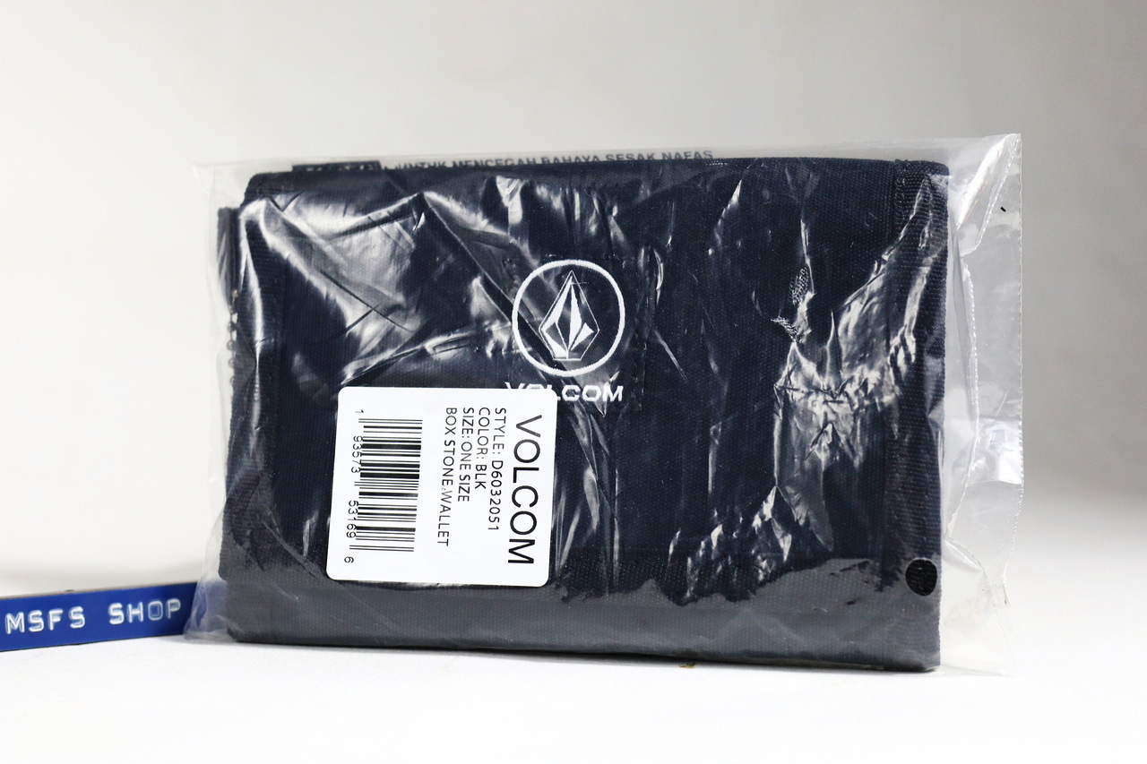 [มือสอง] VOLCOM Box Stone Wallet กระเป๋าเงินสีดำ