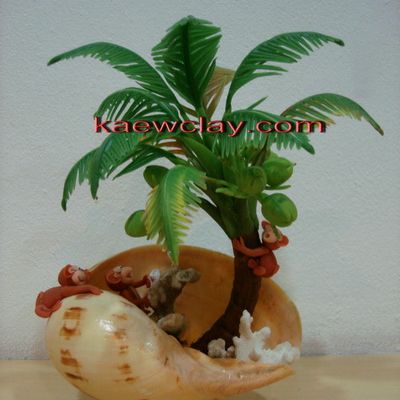 ต้นมะพร้าว ขนาดกลาง (Medium coconut tree)