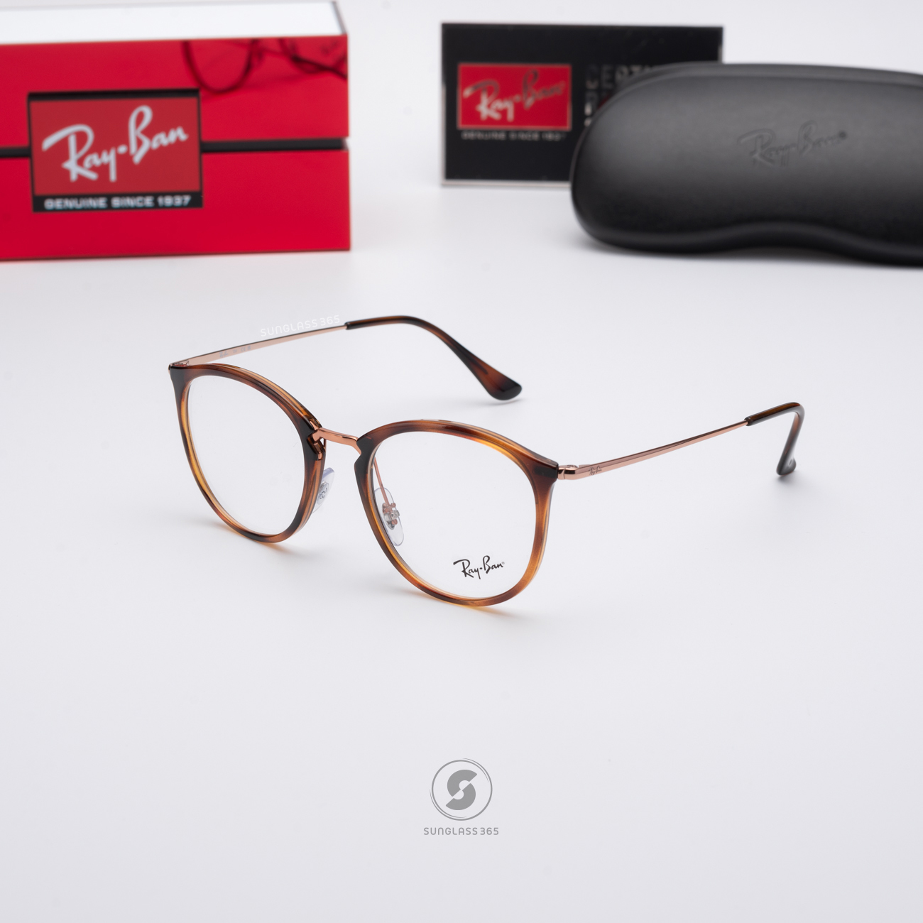 RayBan RX7140 5687 Striped Havana