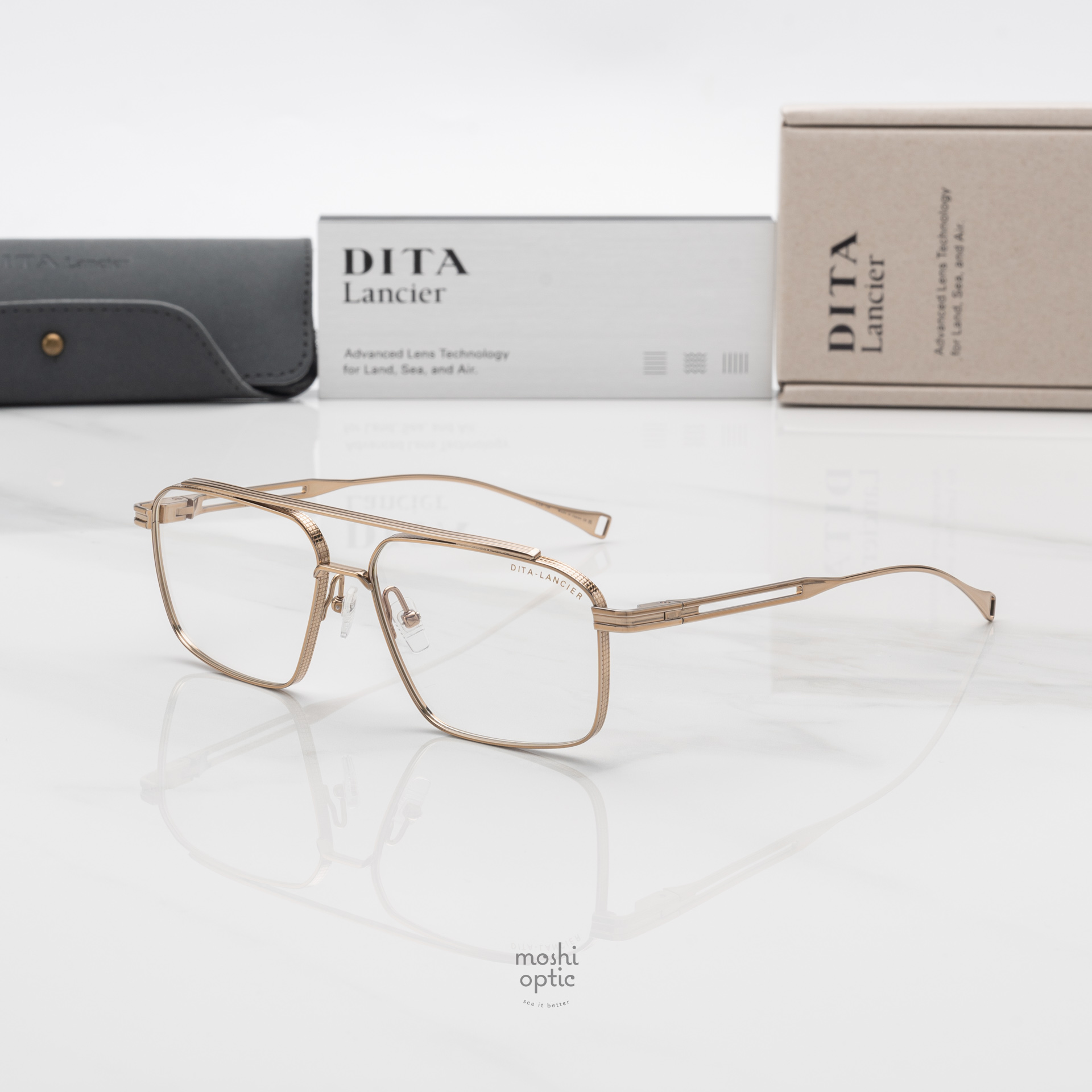 แว่นสายตา DITA LANCIER DLX134 A 01 with Blue Control Lens