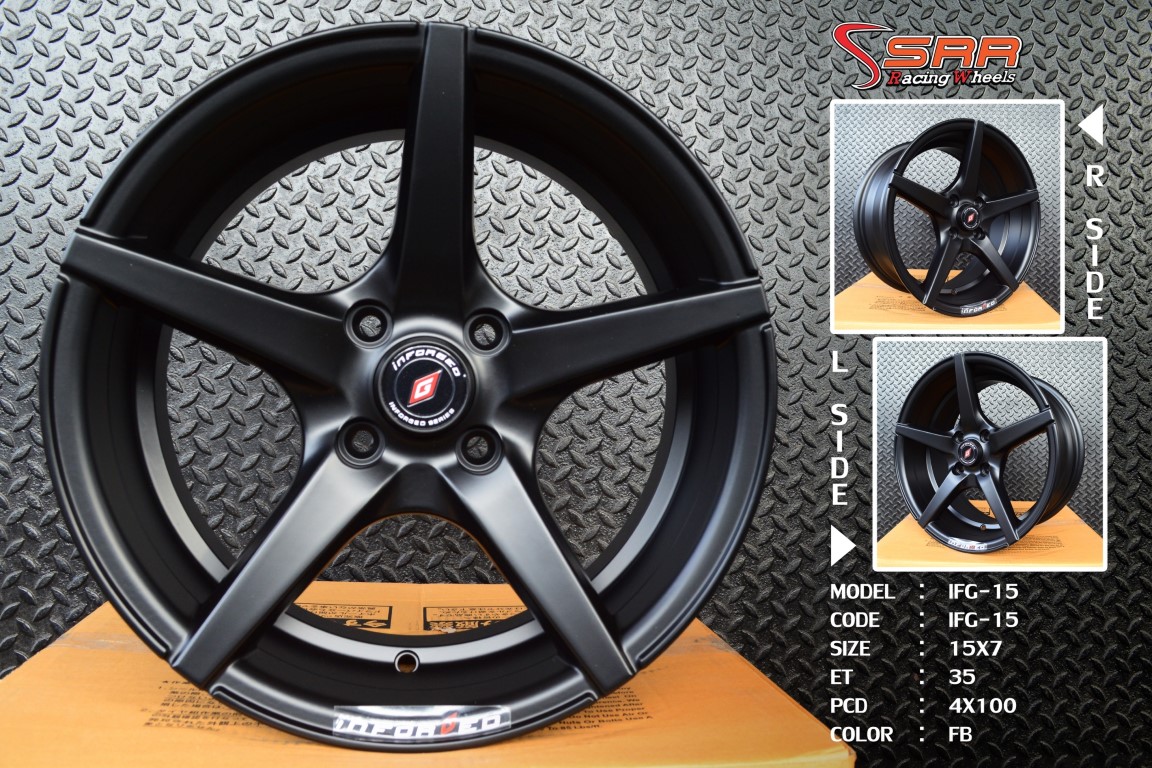 ล้อแม็กซ์ INFORGED IFG-15 ขอบ15นิ้ว วงละ 2,250.-