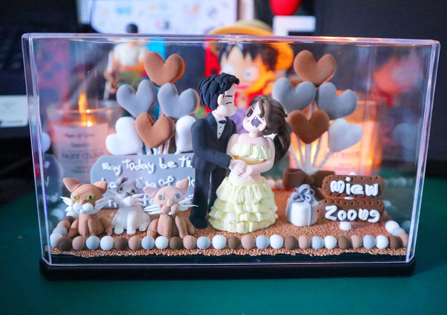 โมเดลของขวัญวันแต่งงาน ออกแบบเองได้