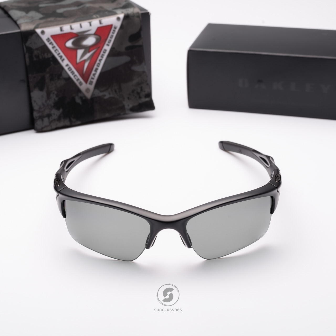 Oakley Half Jacket 2.0 XL OO9154-13 Matte Black Grey Polarized