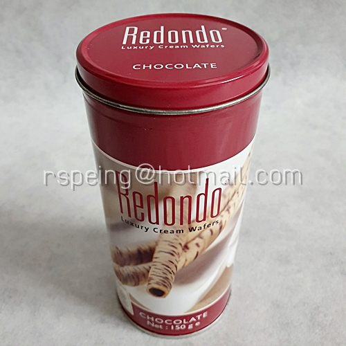 กระป๋อง Redondo Luxury Cream Wafers รส Chocolate