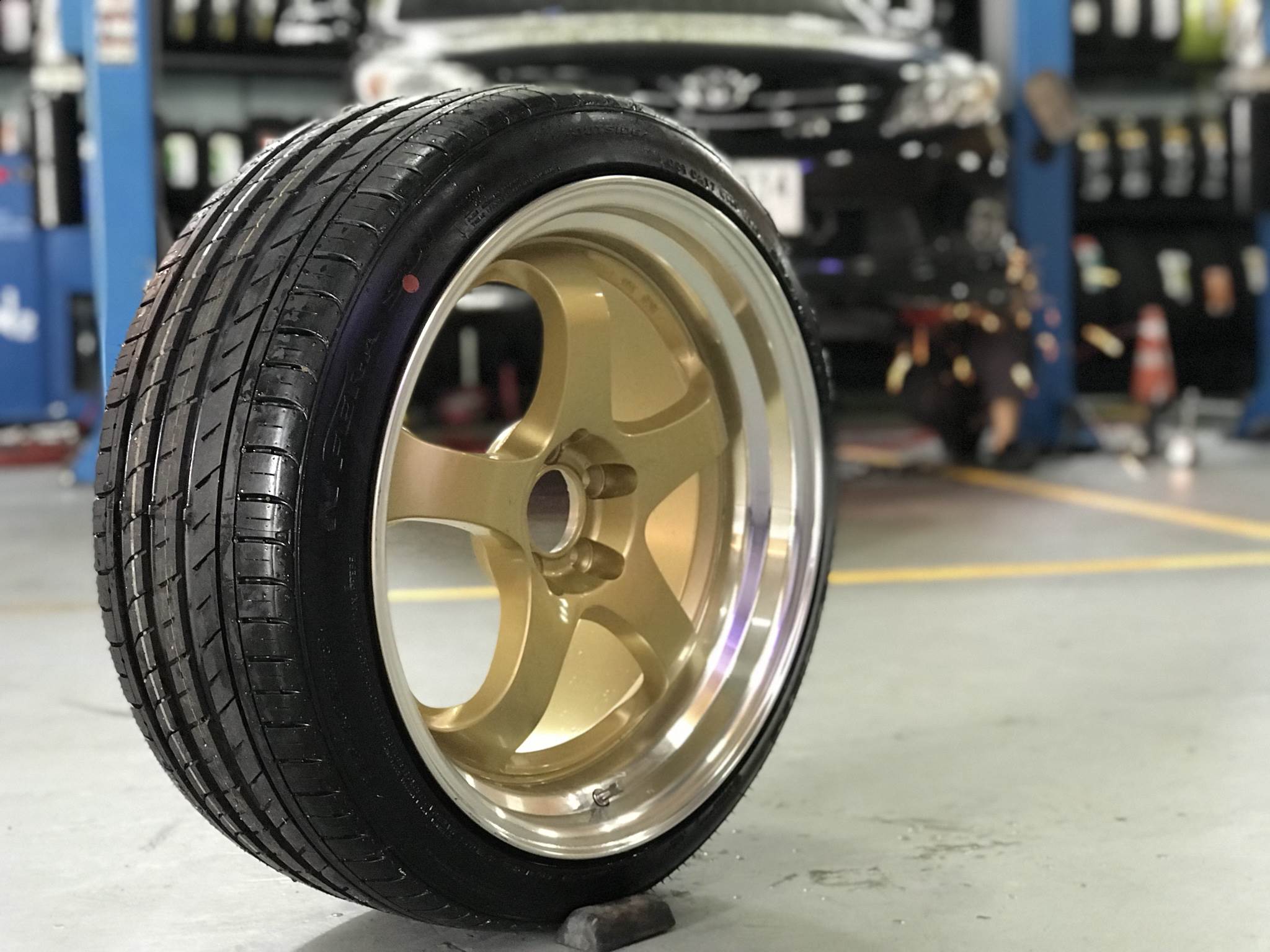 ล้อใหม่ W WORK S1 ชอบ18 5รู100 ใส่ ALLTIS