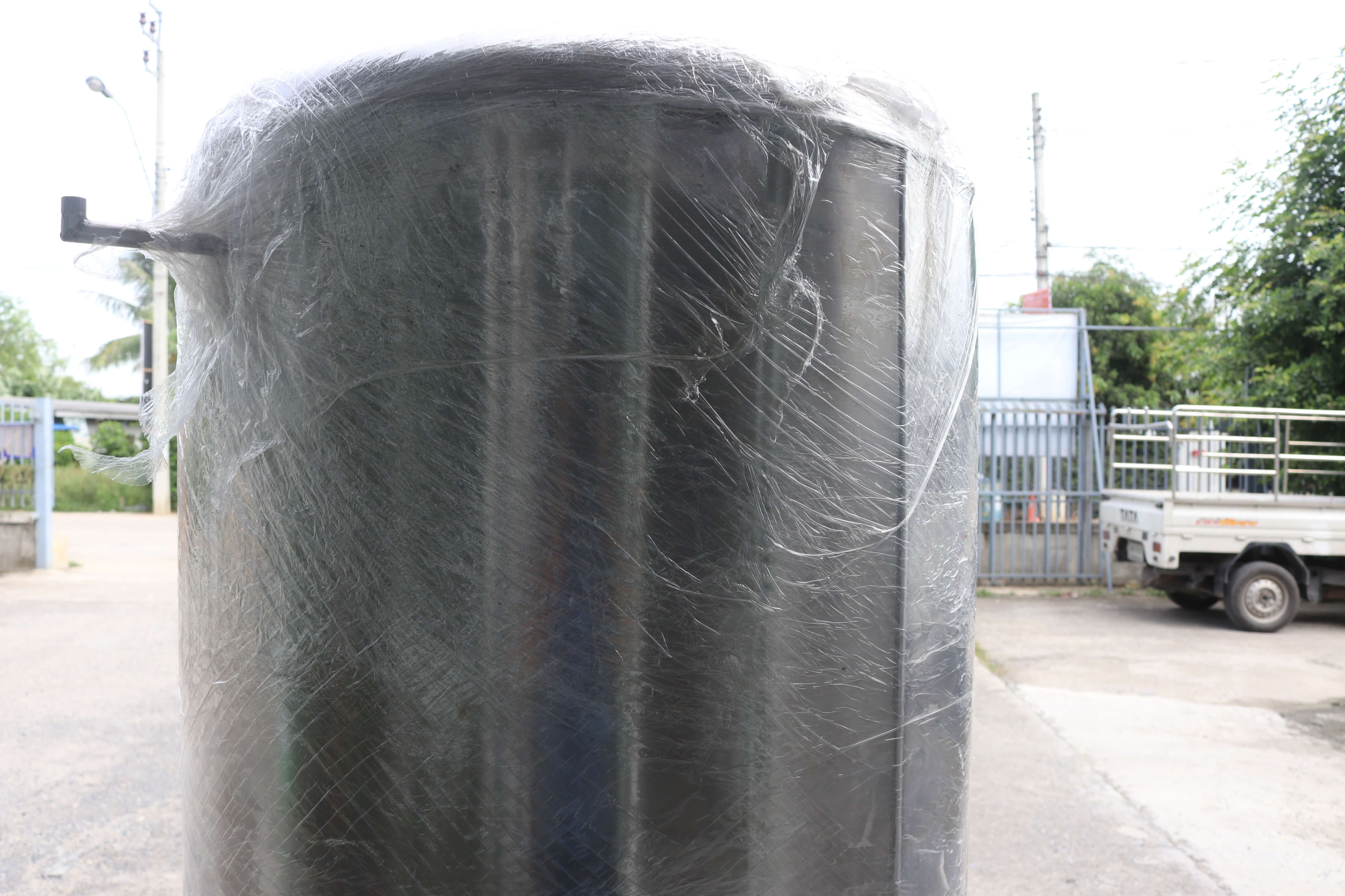 ถังกรองสแตนเลส48นิ้วสูง200หนา6mm