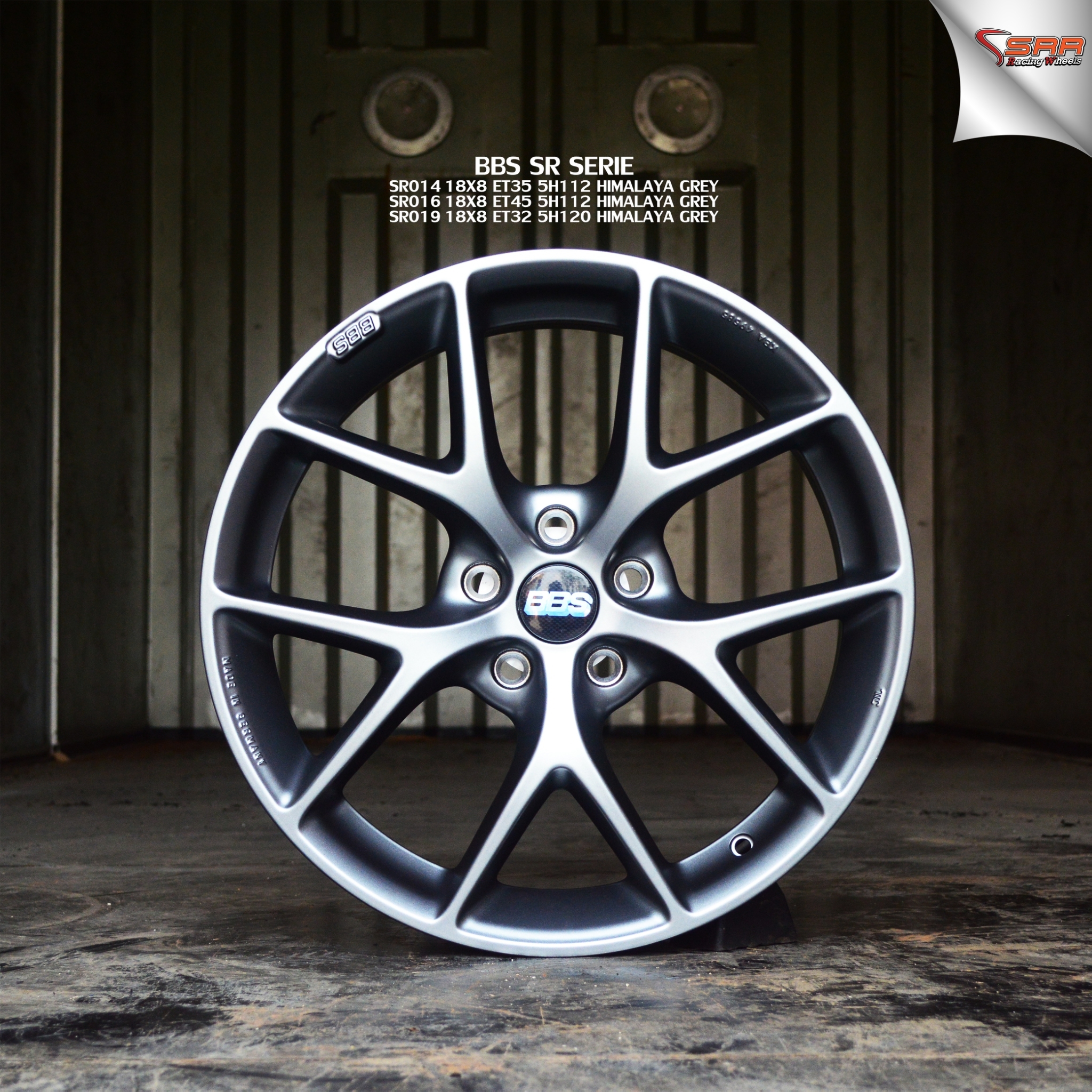 ล้อแท้ BBS SR ขอบ18 ผ่อนแค่เดือน 7900