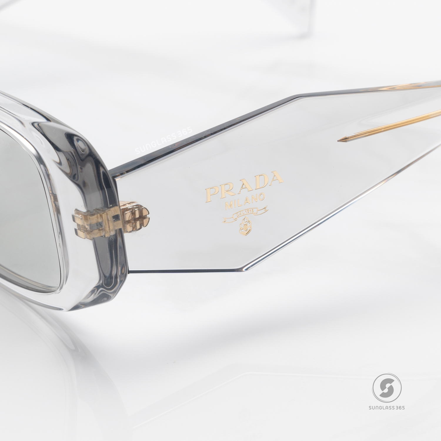 PRADA Symbole PR17WSF 12R30B Transparent Grey