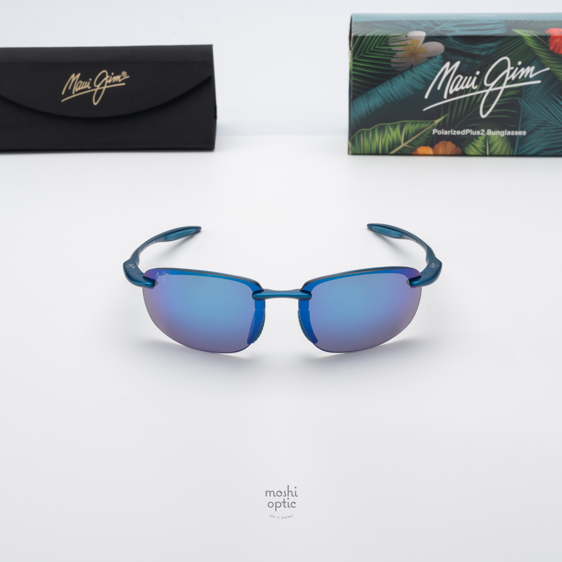 แว่นกันแดด Maui Jim HOOKIPA ULTRA MJ676 003 Blue Hawaii