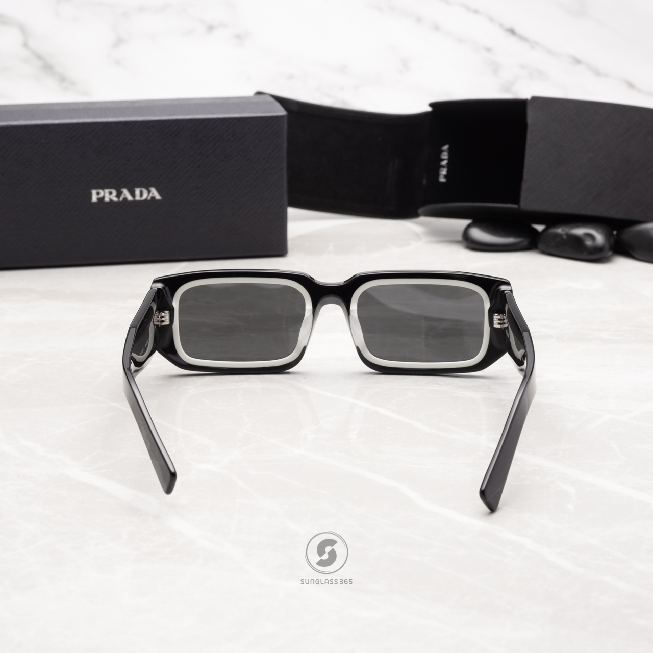 PRADA PR06YSF 09Q5S0 Black / White