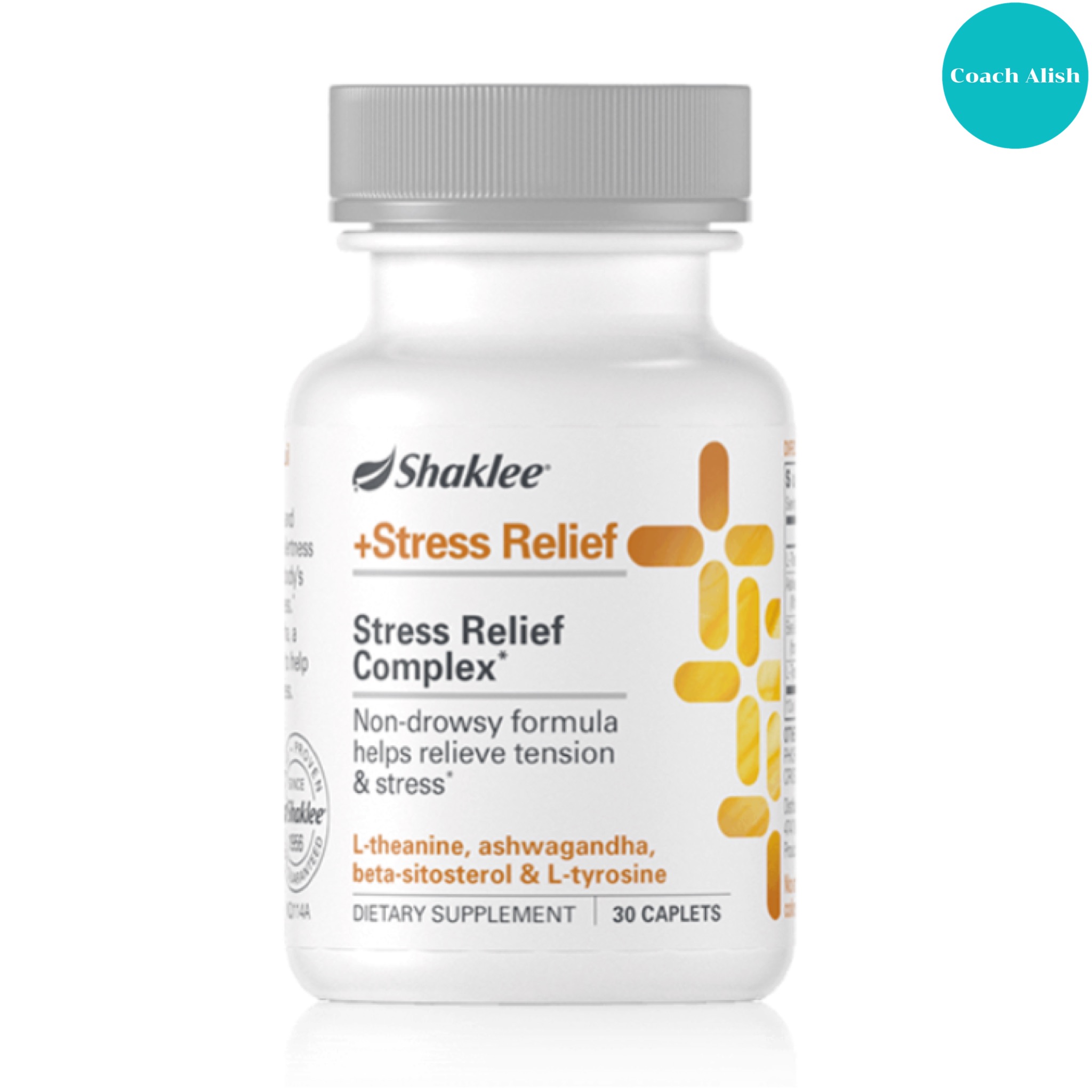 (พร้อมส่ง 1 กระปุก) ลด 50% ผ่อนคลาย ช่วยลดความเครียด Stress Relief Complex 30 เม็ด