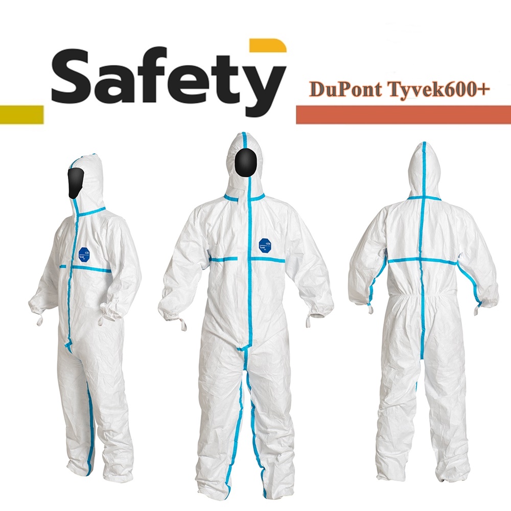DuPont ชุดกันฝุ่นและสารเคมี รุ่น Tyvek 600 Plus Coverall