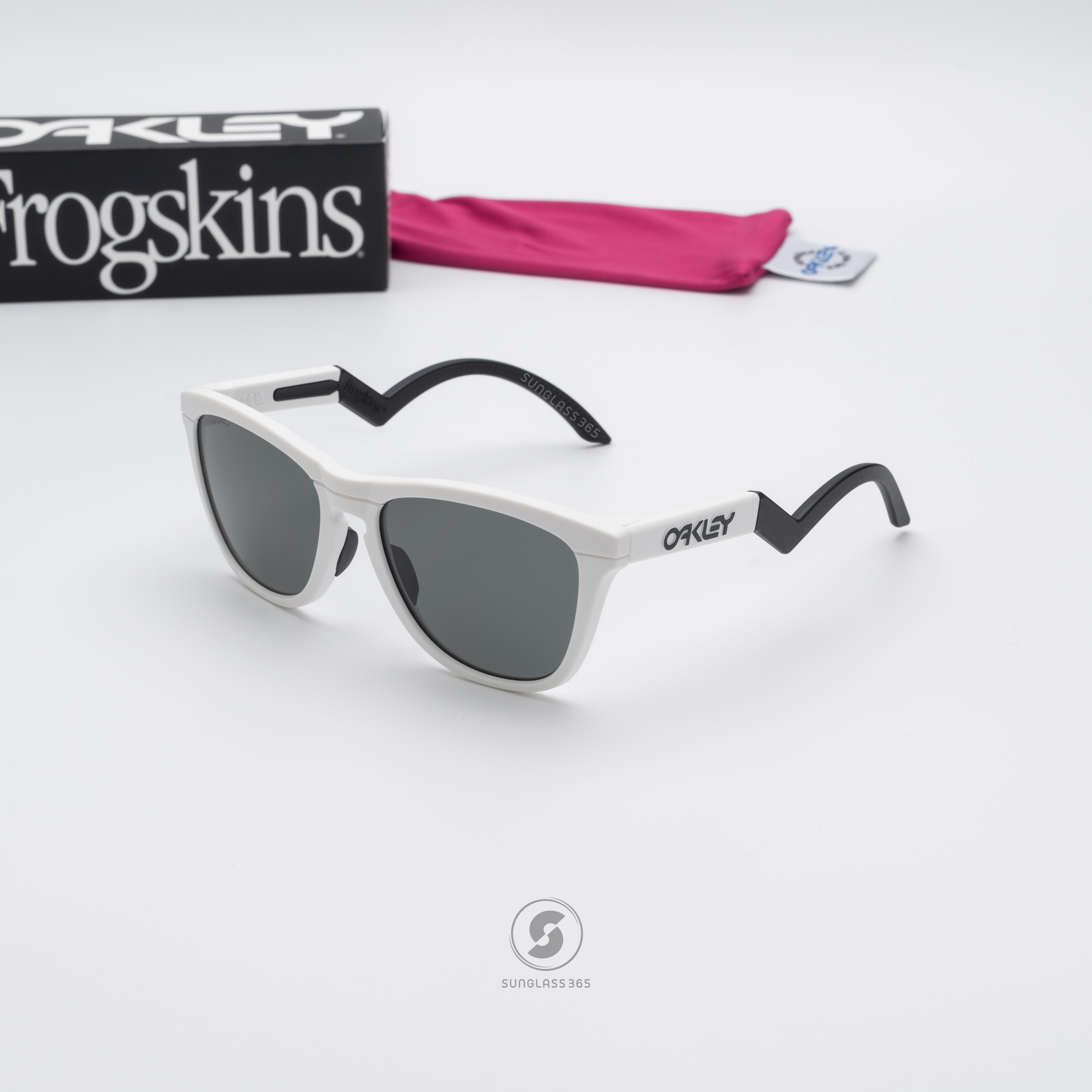 OAKLEY Frogskins Hybrid OO9289-08 Matte White Prizm Grey