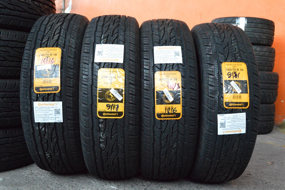 ยางใหม่ค้างปี CONTINENTAL CONTACT LX2 265/65-17 ปี17 เส้น 2500 ปกติ 4500 มี1เส้น เท่านั้น