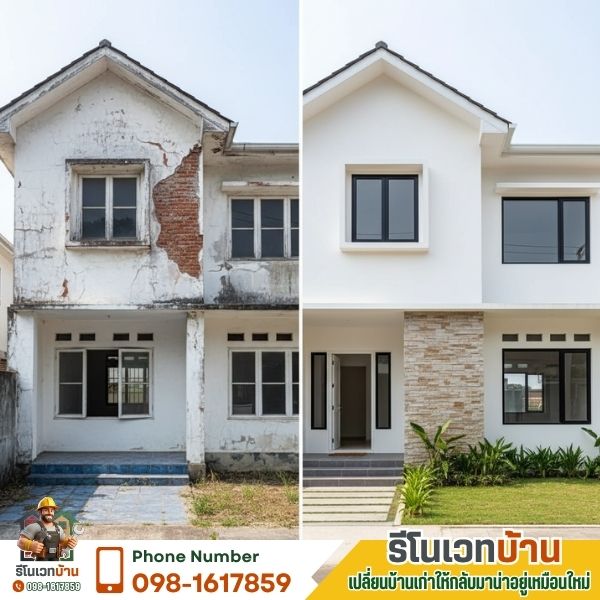 รีวิวรีโนเวทบ้านกรุงเทพทั้งหลัง