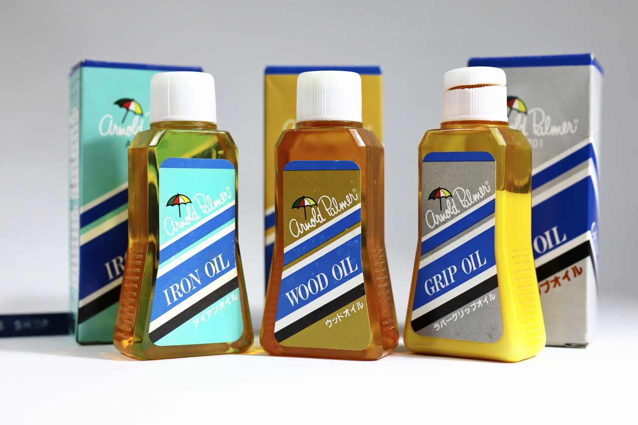 [Vintage] Arnold Palmer putter Oil Set ชุดน้ำมันดูแลไม้ตีกล็อฟ Vintage 3 ขวด