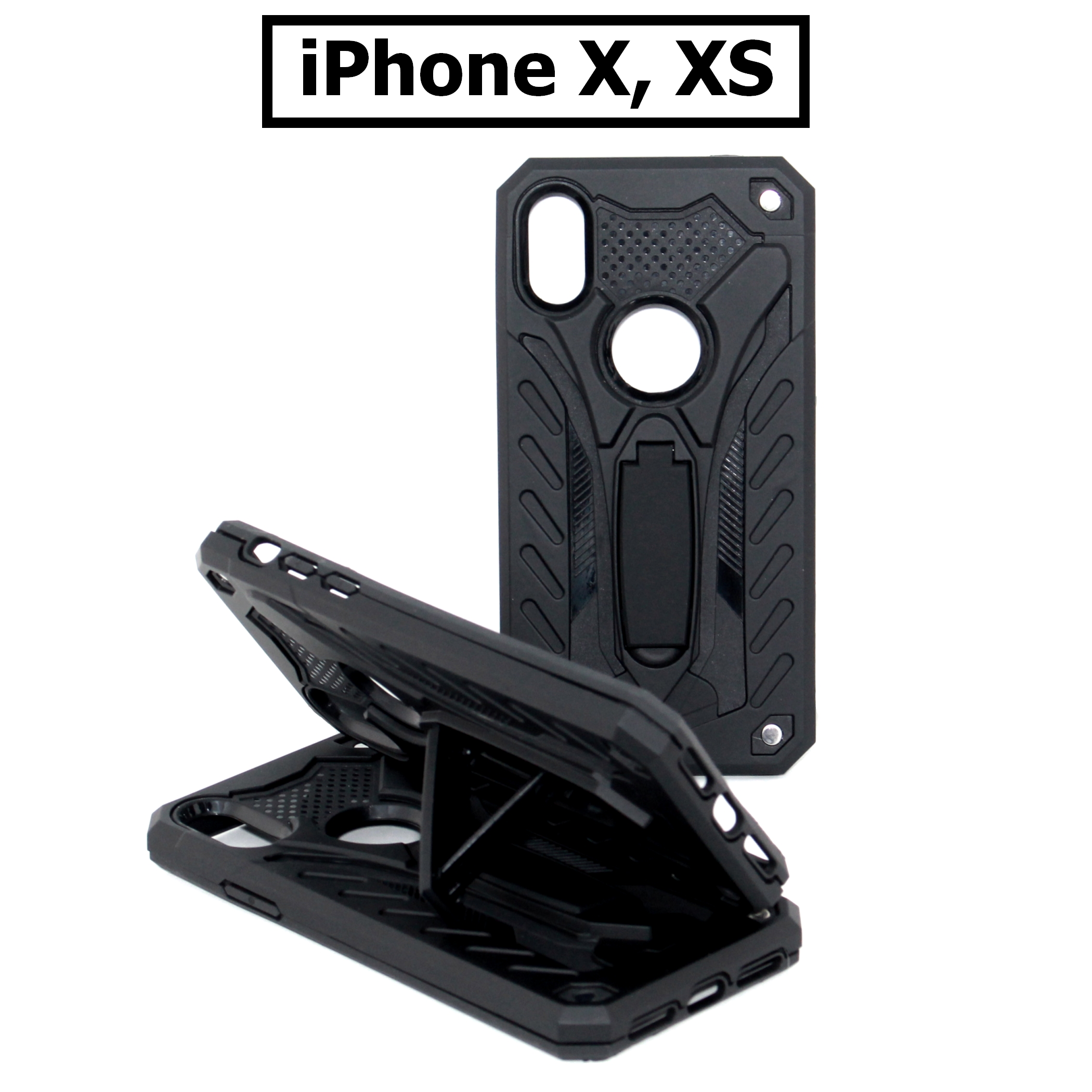 เคส iPhone X, XS - เคสหุ่นยนต์ไอโฟน กันกระแทก วางตั้งได้